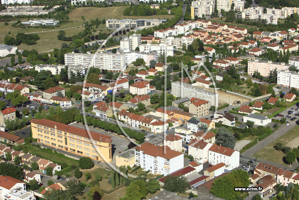 Photo arienne de Saint-Priest (Route d'Heyrieux)
