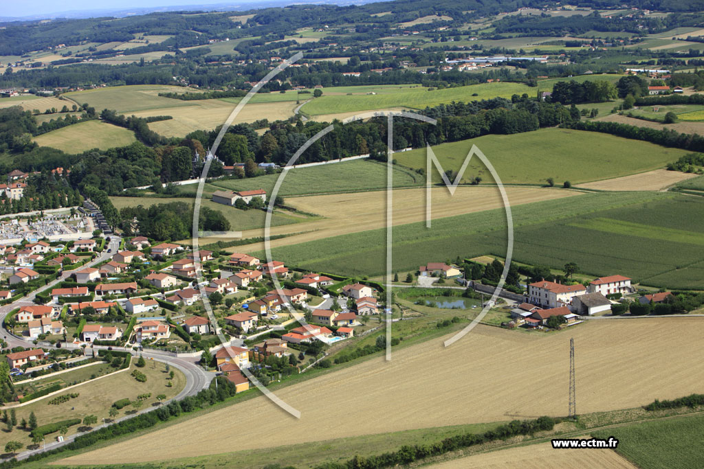 Photo arienne de Saint-Symphorien-d'Ozon