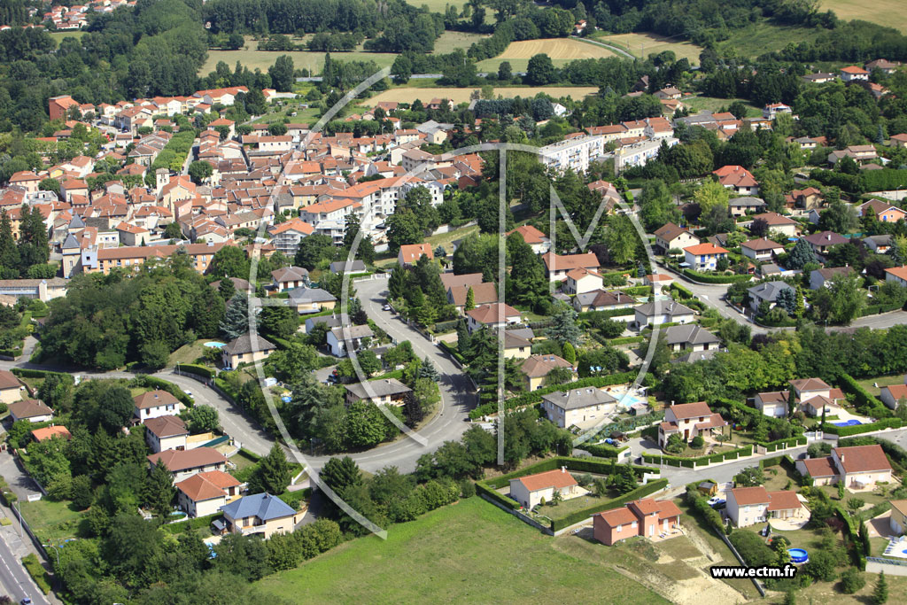 Photo arienne de Saint-Symphorien-d'Ozon