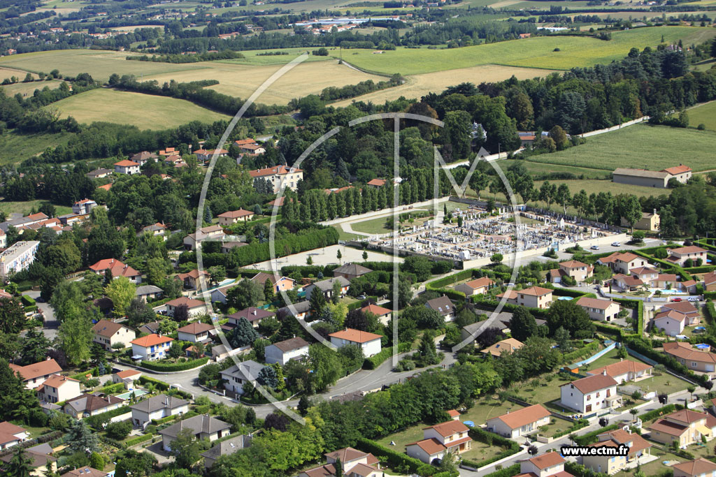 Photo arienne de Saint-Symphorien-d'Ozon