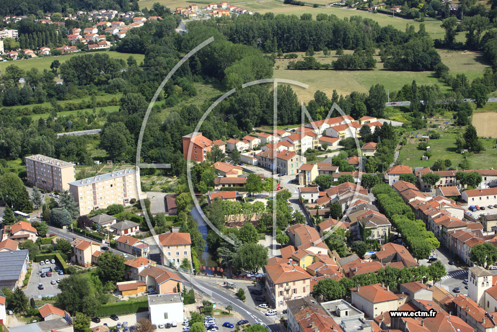 Photo arienne de Saint-Symphorien-d'Ozon