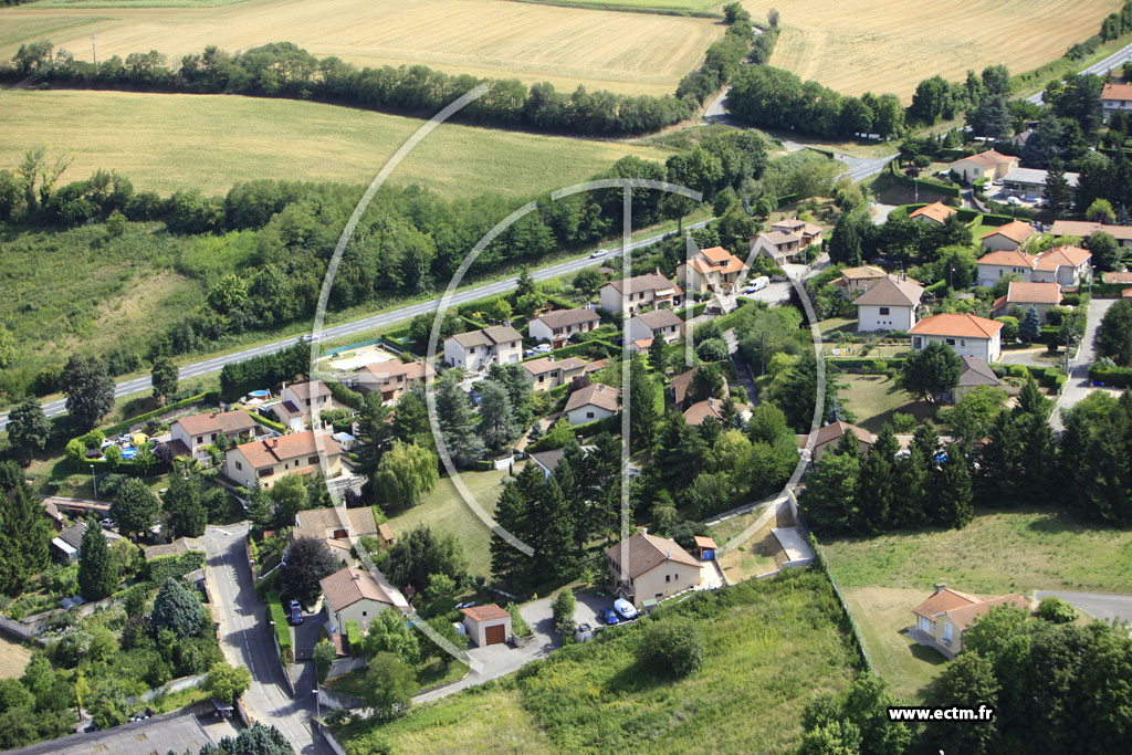 Photo arienne de Saint-Symphorien-d'Ozon