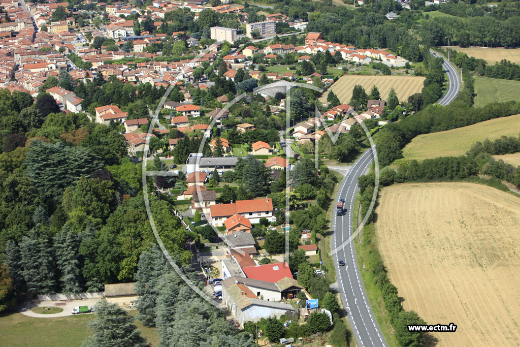 Photo arienne de Saint-Symphorien-d'Ozon