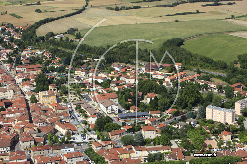 Photo arienne de Saint-Symphorien-d'Ozon