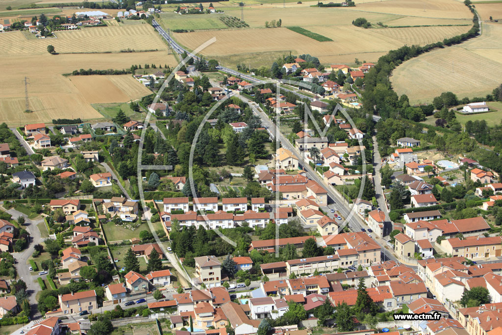 Photo arienne de Saint-Symphorien-d'Ozon