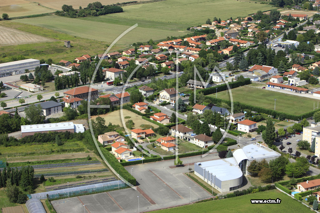 Photo arienne de Saint-Symphorien-d'Ozon