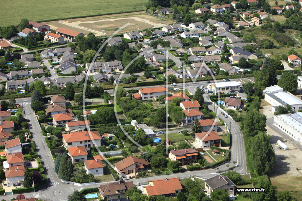 Photo arienne de Saint-Symphorien-d'Ozon