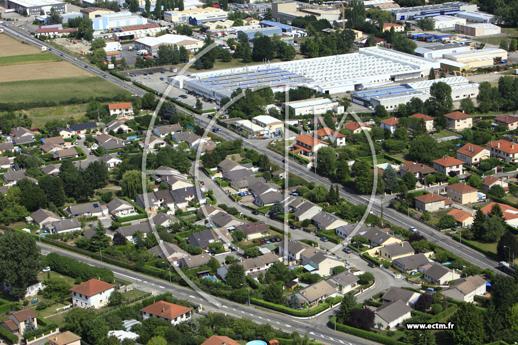 Photo arienne de Saint-Symphorien-d'Ozon