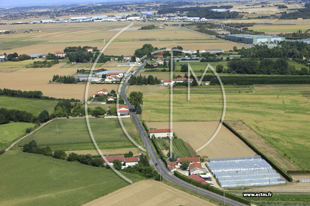 Photo arienne de Saint-Symphorien-d'Ozon