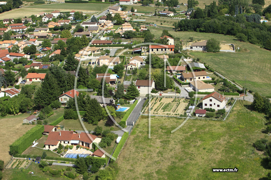 Photo arienne de Valencin (Le Fayet)