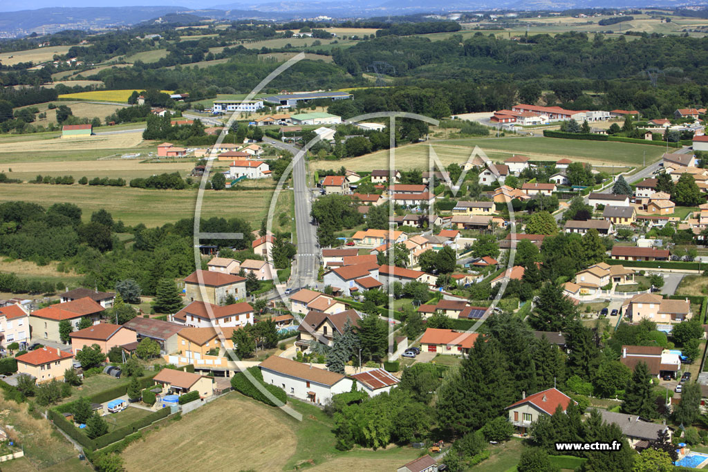 Photo arienne de Valencin (Le Fayet)
