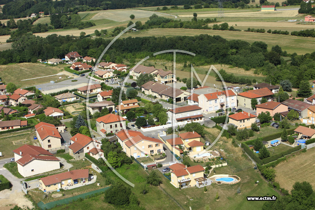 Photo arienne de Valencin (Le Fayet)