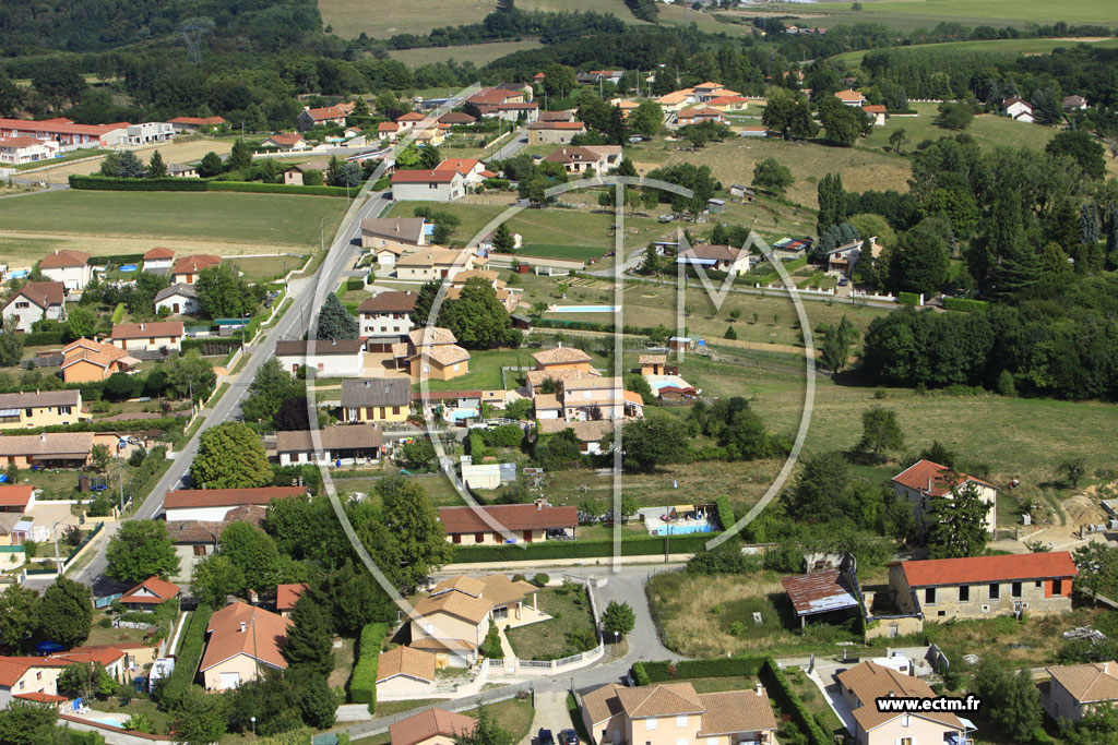 Photo arienne de Valencin (Le Fayet)