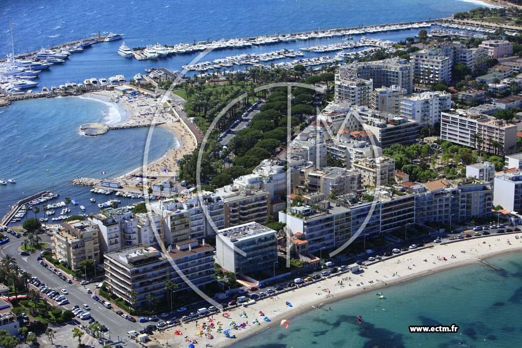 Photo arienne de Cannes (avenue de Lrins)