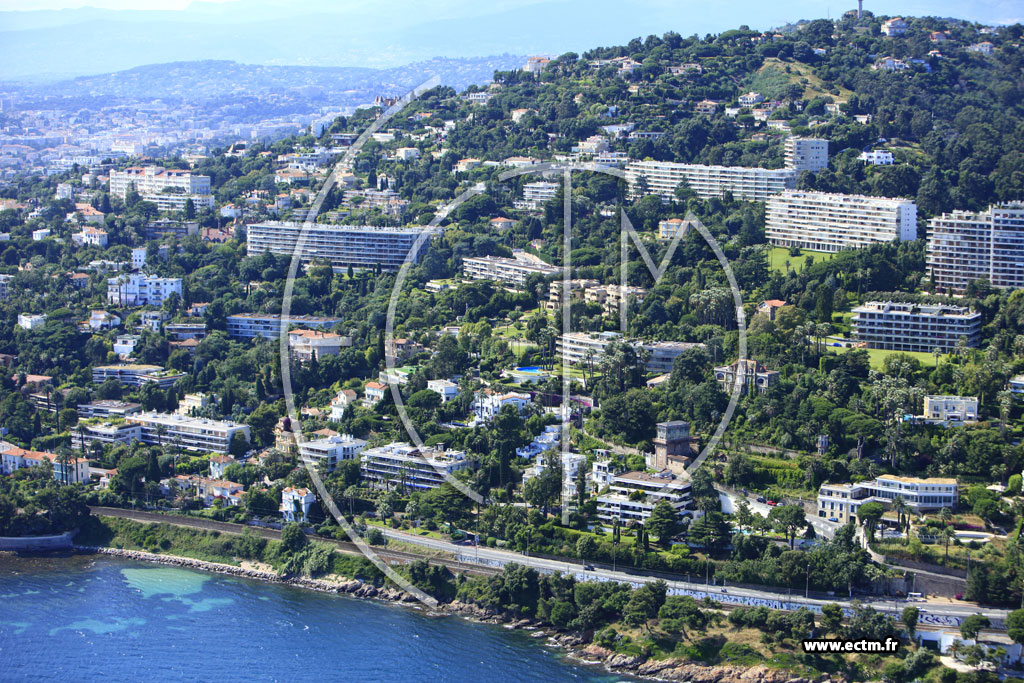 Photo arienne de Cannes (avenue du Marchal Juin)