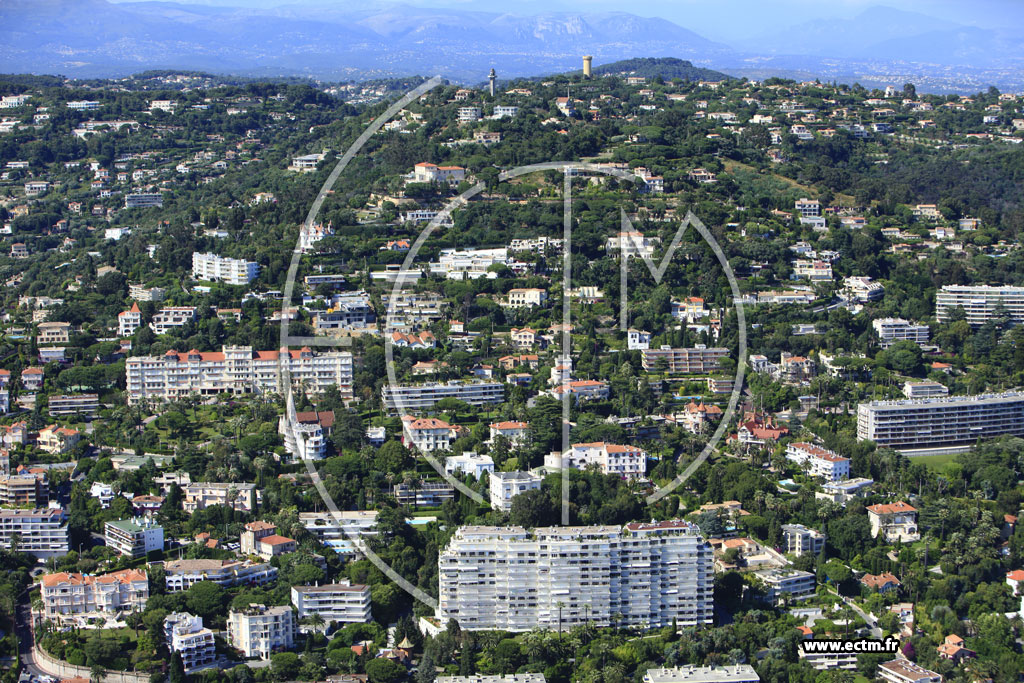 Photo arienne de Cannes (avenue du Marchal Juin)