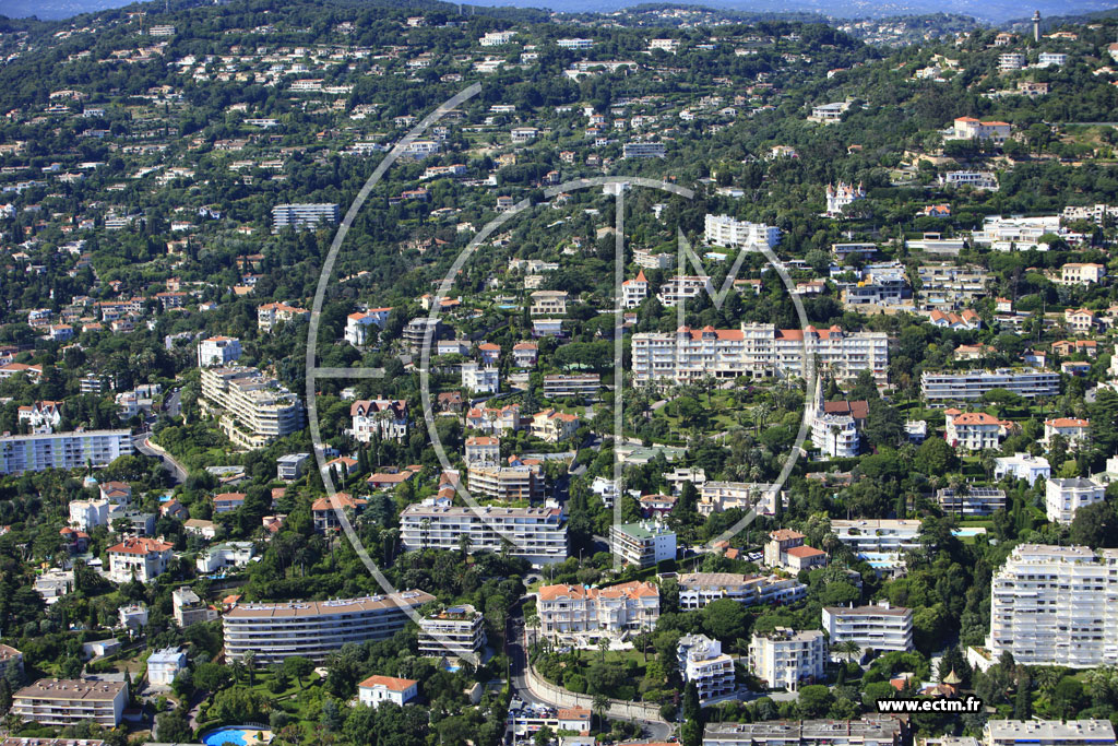 Photo arienne de Cannes (avenue du Marchal Juin)