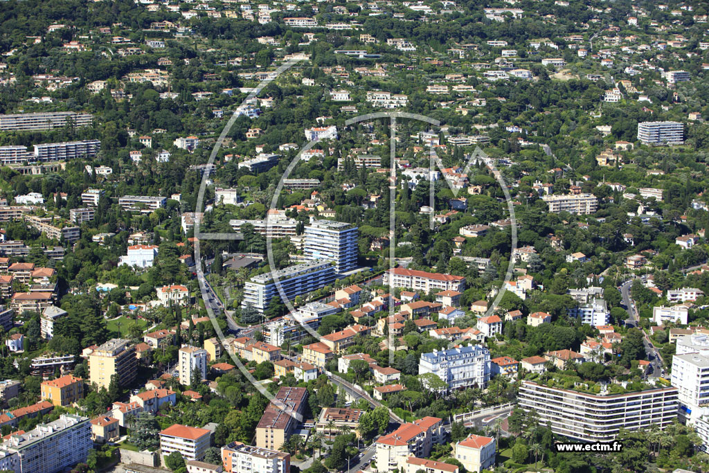 Photo arienne de Cannes (avenue Landre Sardou)