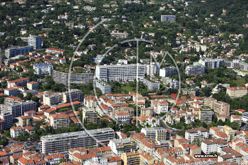Photo arienne de Cannes (boulevard de Lorraine)