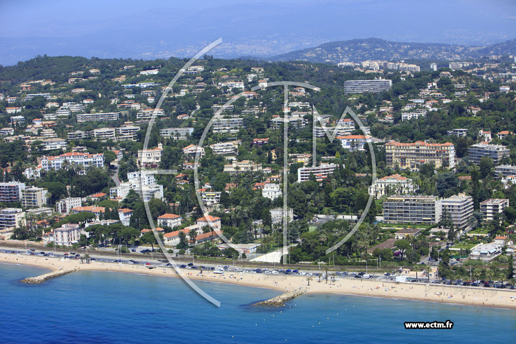 Photo arienne de Cannes (boulevard du Midi)
