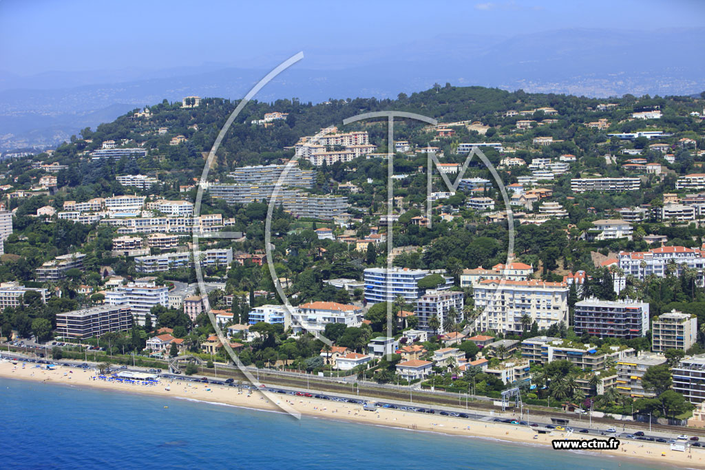 Photo arienne de Cannes (boulevard du Midi)