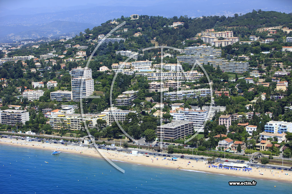 Photo arienne de Cannes (boulevard du Midi)