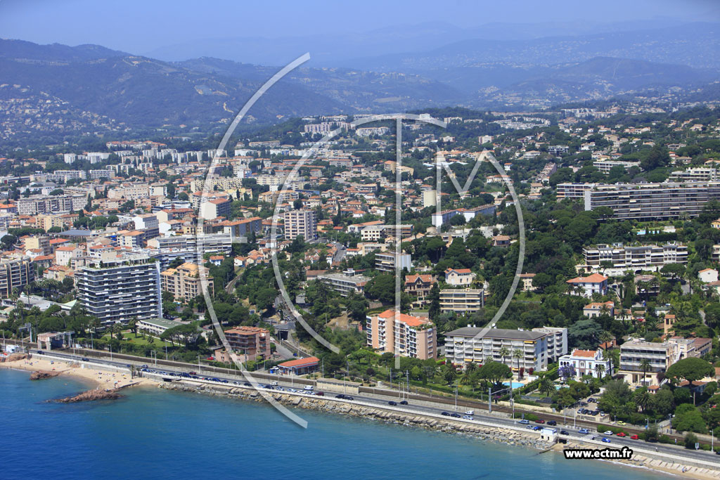 Photo arienne de Cannes (boulevard du Midi)