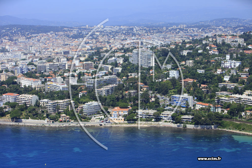 Photo arienne de Cannes (boulevard Eugne Gazagnaire)