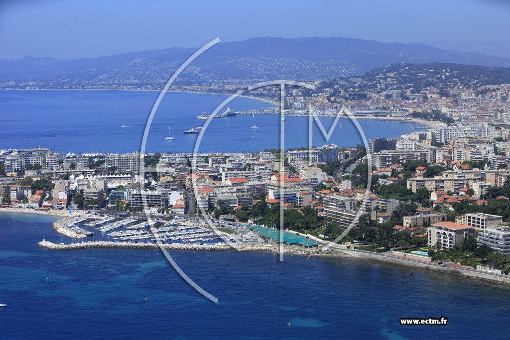 Photo arienne de Cannes (boulevard Eugne Gazagnaire)