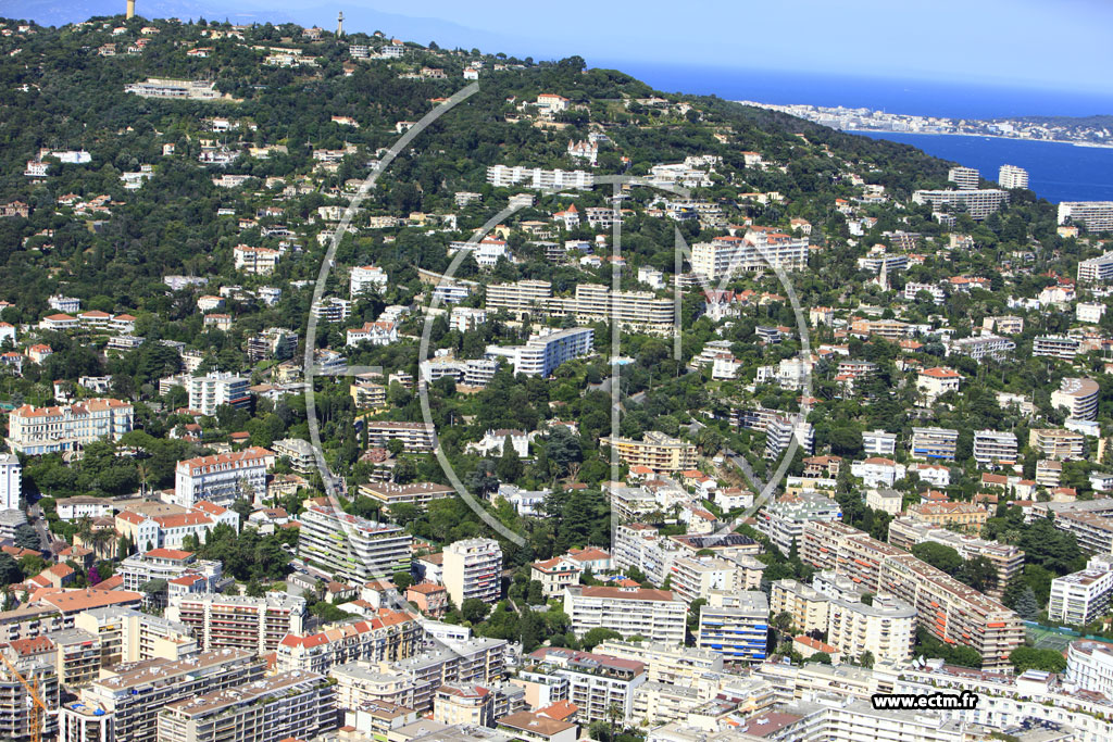 Photo arienne de Cannes (la Californie)