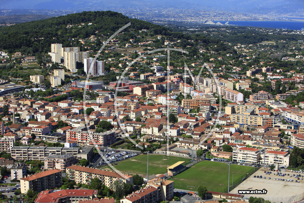 Photo arienne de Vallauris