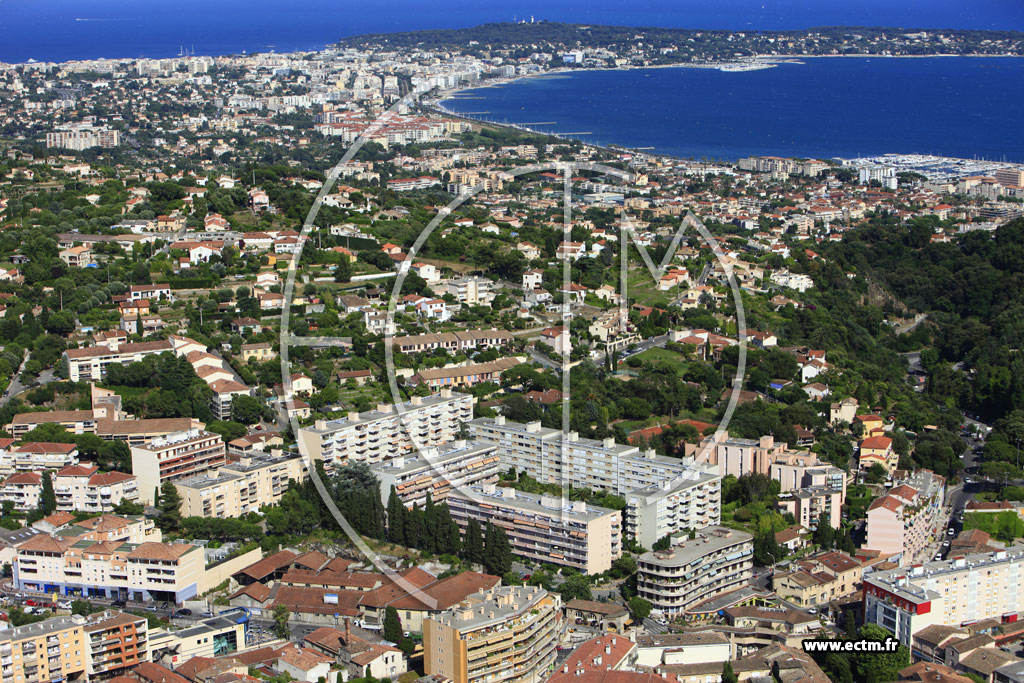 Photo arienne de Vallauris