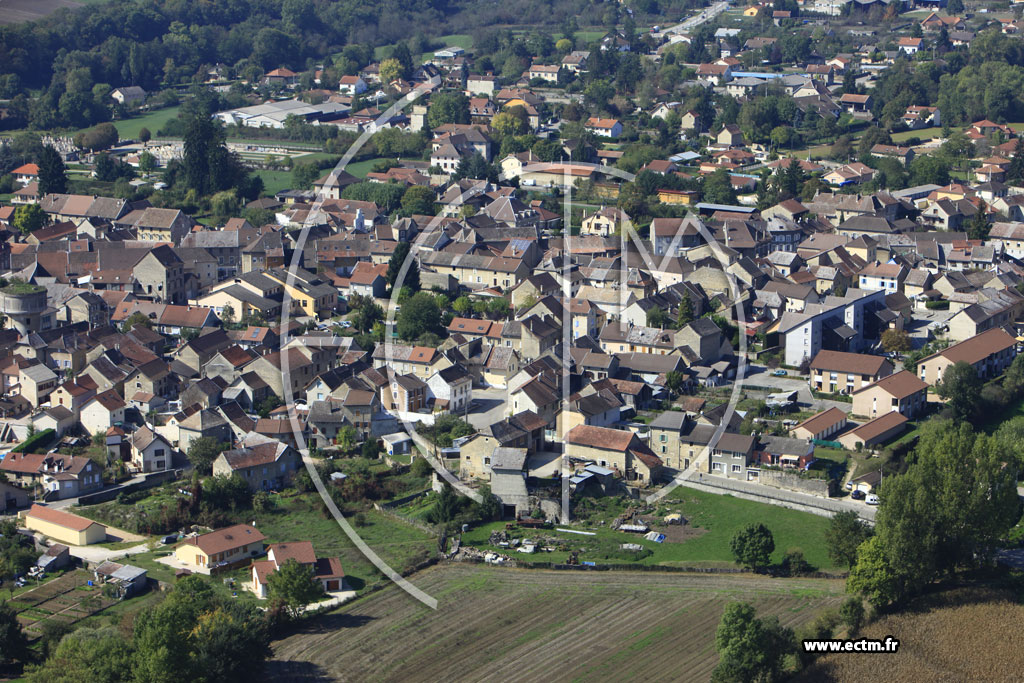 Photo arienne de Montalieu-Vercieu
