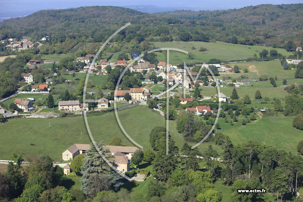 Photo arienne de Parmilieu (La Montagne)
