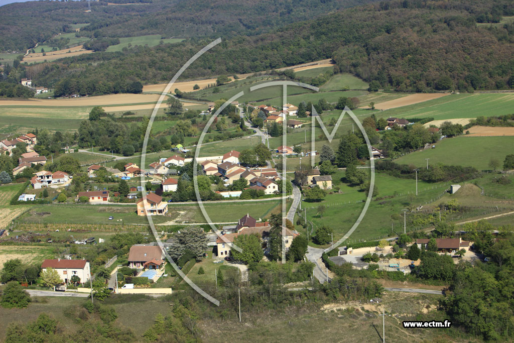 Photo arienne de Frontonas (Corbeyssieu)