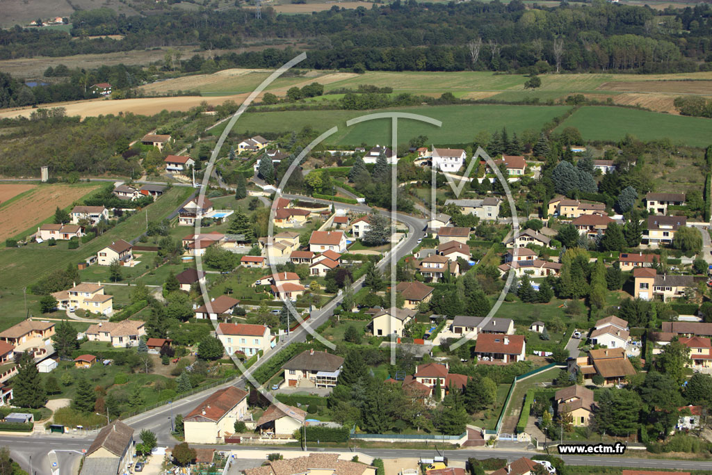 Photo arienne de Frontonas (Le Bergeron)