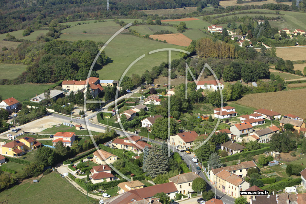 Photo arienne de Frontonas (Le Bergeron)