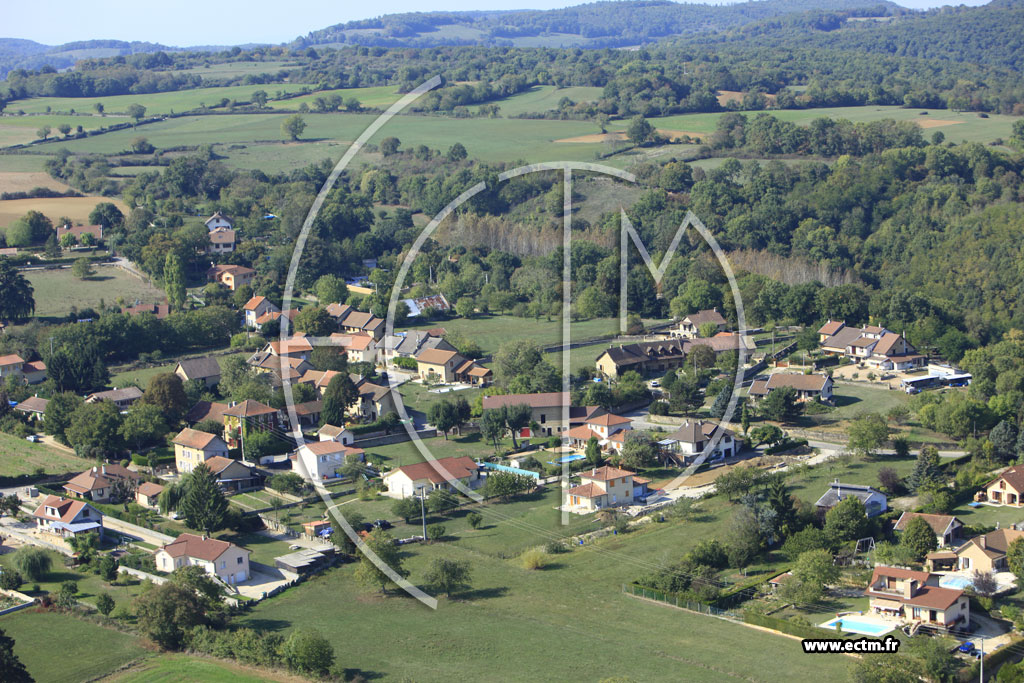 Photo arienne de Saint-Hilaire-de-Brens