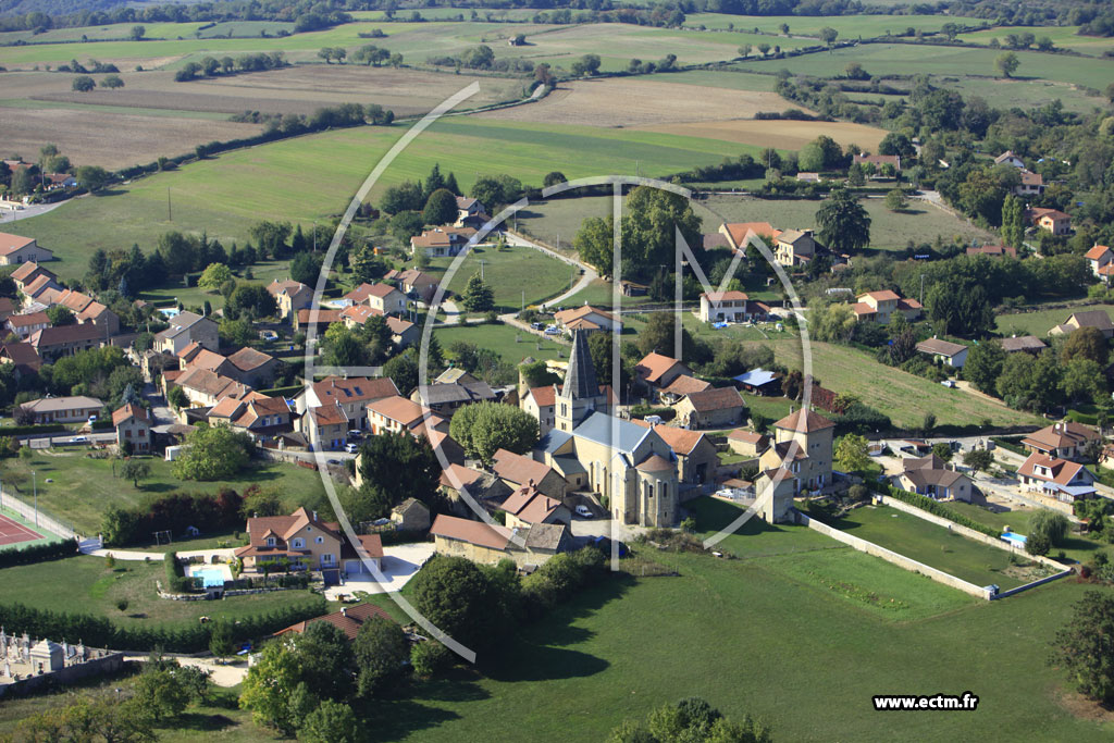 Photo arienne de Saint-Hilaire-de-Brens
