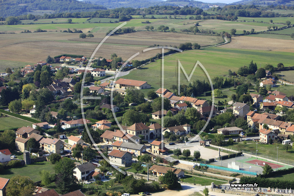 Photo arienne de Saint-Hilaire-de-Brens