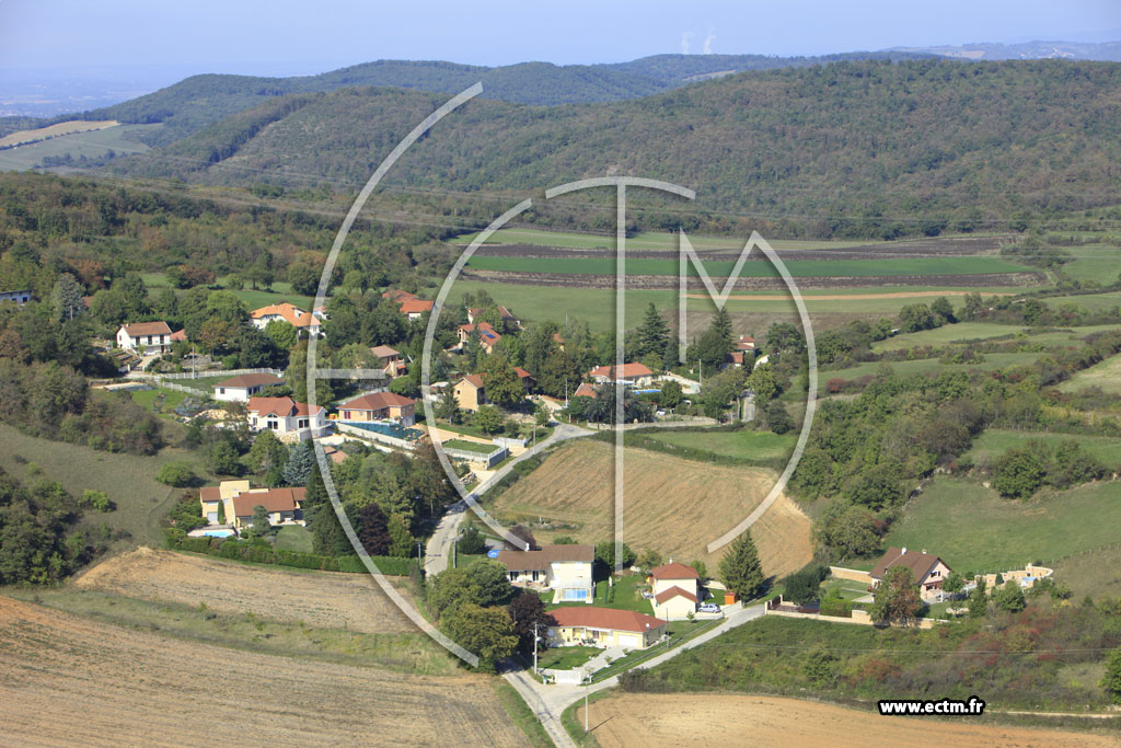 Photo arienne de Saint-Marcel-Bel-Accueil (Le Cochard)