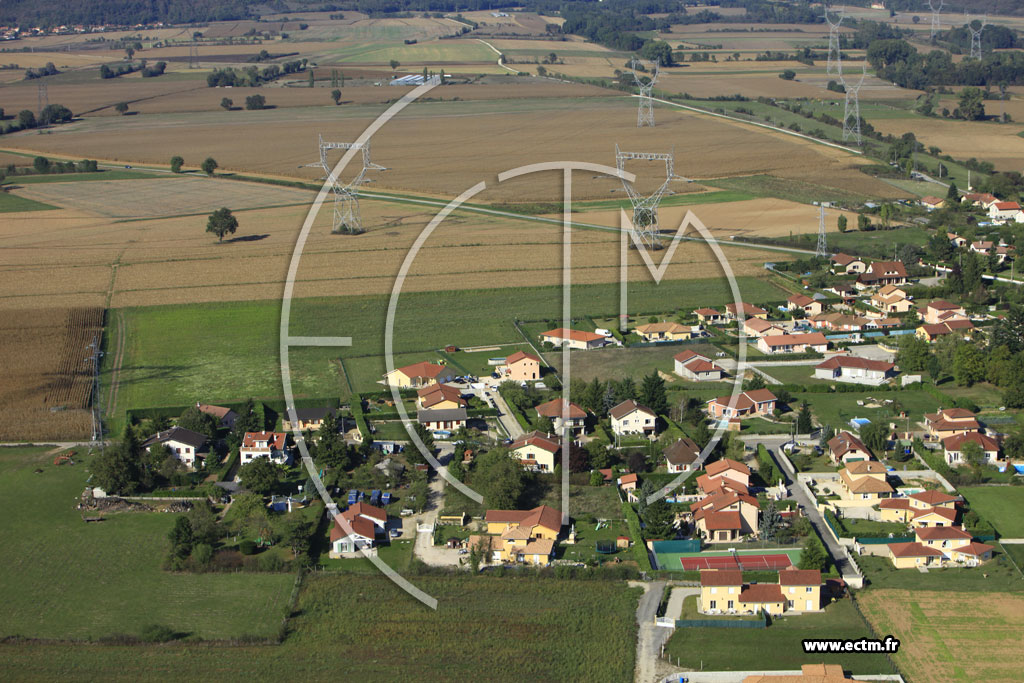 Photo arienne de Satolas-et-Bonce (Le chaffard)