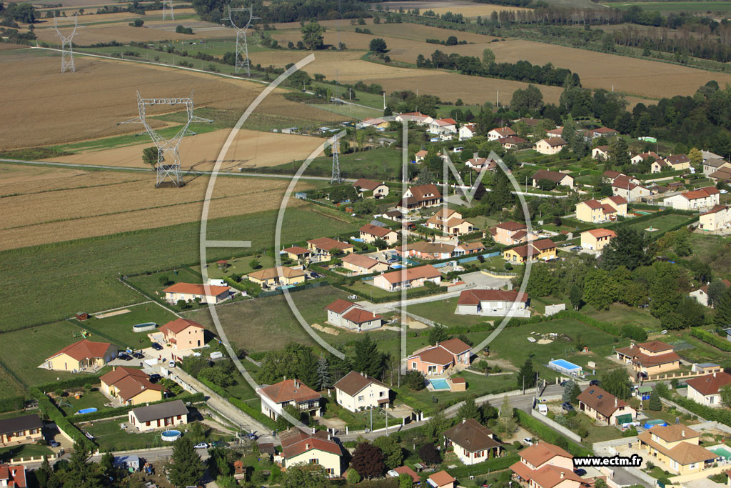 Photo arienne de Satolas-et-Bonce (Le chaffard)