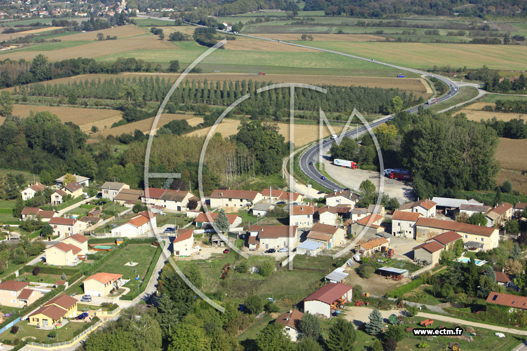 Photo arienne de Satolas-et-Bonce (Le chaffard)