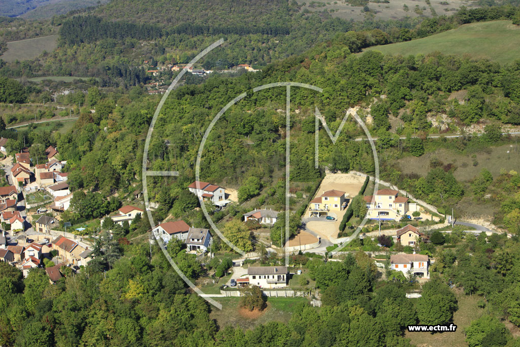 Photo arienne de Villemoirieu (Moirieu)