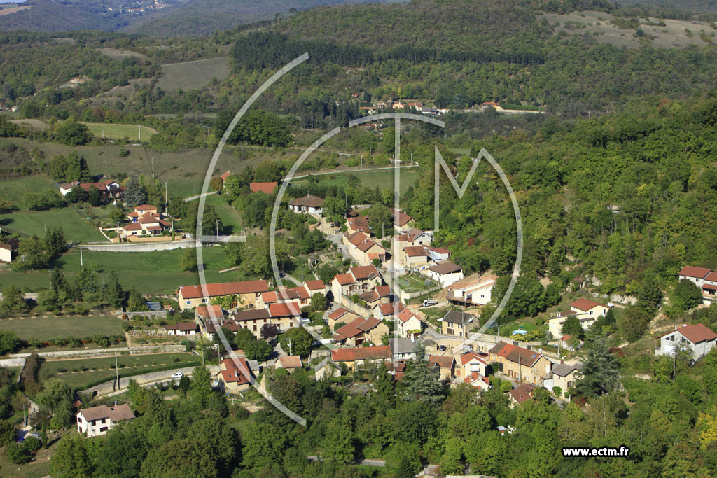 Photo arienne de Villemoirieu (Moirieu)