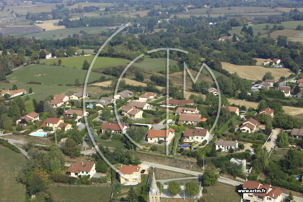 Photo arienne de Ruy (Montceau)