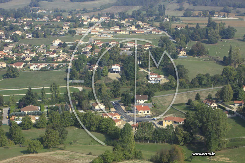 Photo arienne de Ruy (Route Montceau)