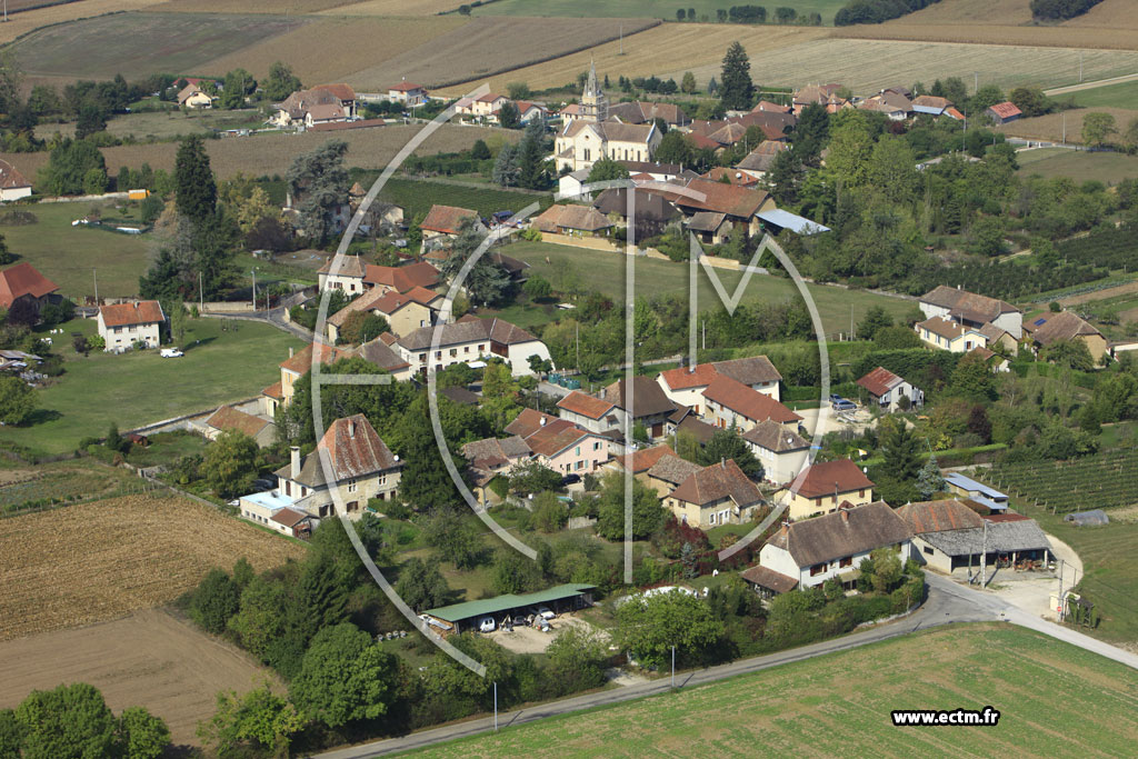 Photo arienne de Saint-Chef (Arcisse)