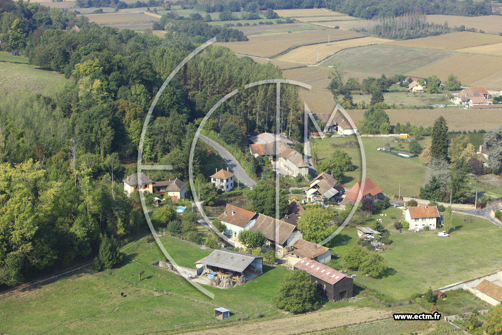Photo arienne de Saint-Chef (Arcisse)